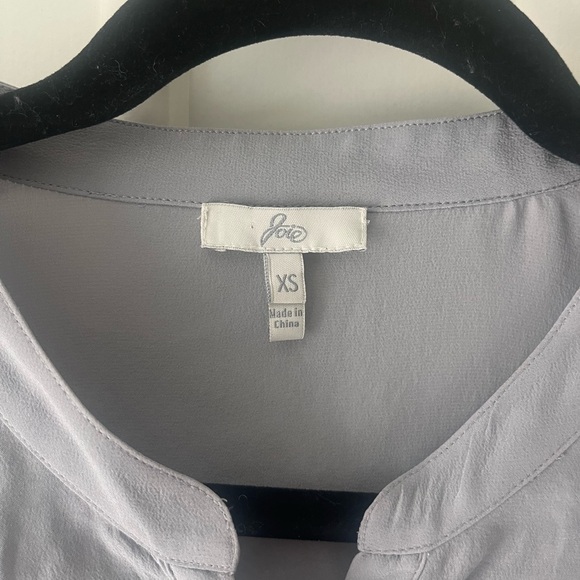 Joie Silk Peasant Balloon Sleeve Blouse - Picture 4 of 5